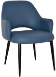 Albury XL Tub Chair Metal | Nufurn Commercial Furniture 