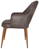 Albury XL Tub Chair Metal | Nufurn Commercial Furniture 