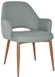 Albury XL Tub Chair Metal | Nufurn Commercial Furniture 
