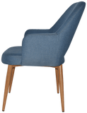 Albury XL Tub Chair Metal | Nufurn Commercial Furniture 