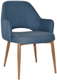 Albury XL Tub Chair Metal | Nufurn Commercial Furniture 