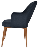 Albury XL Tub Chair Metal | Nufurn Commercial Furniture 