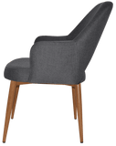 Albury XL Tub Chair Metal | Nufurn Commercial Furniture 