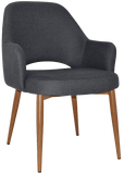 Albury XL Tub Chair Metal | Nufurn Commercial Furniture 