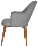 Albury XL Tub Chair Metal | Nufurn Commercial Furniture 