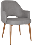Albury XL Tub Chair Metal | Nufurn Commercial Furniture 