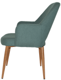 Albury XL Tub Chair Metal | Nufurn Commercial Furniture 