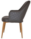 Albury XL Tub Chair Metal | Nufurn Commercial Furniture 