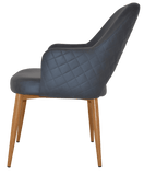 Albury XL Tub Chair Metal | Nufurn Commercial Furniture 