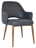Albury XL Tub Chair Metal | Nufurn Commercial Furniture 
