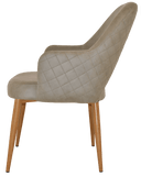 Albury XL Tub Chair Metal | Nufurn Commercial Furniture 
