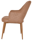 Albury XL Tub Chair Metal | Nufurn Commercial Furniture 