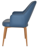 Albury XL Tub Chair Metal | Nufurn Commercial Furniture 