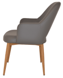 Albury XL Tub Chair Metal | Nufurn Commercial Furniture 
