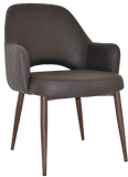 Albury XL Tub Chair Metal | Nufurn Commercial Furniture 