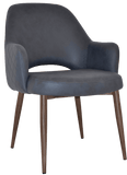 Albury XL Tub Chair Metal | Nufurn Commercial Furniture 