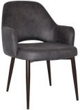 Albury XL Tub Chair Metal | Nufurn Commercial Furniture 