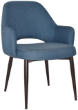 Albury XL Tub Chair Metal | Nufurn Commercial Furniture 