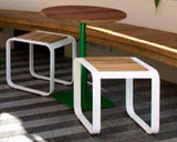 Rail Low Bar Stool