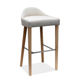 Paged Lubi Bar Stool - Timber