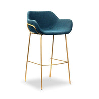 high back bar stool - Malory