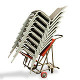CBD 19-3 Lowback Restaurant Chair : Aluminium Wood Look - Nufurn Commercial Furniture