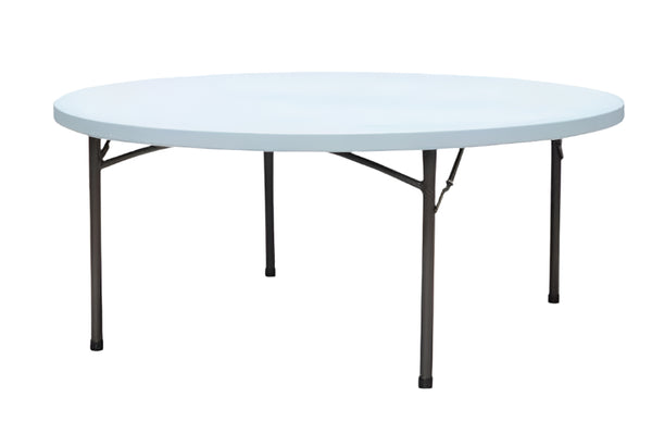 Max Tough - 6ft Round Folding Banquet Table | Nufurn Commercial Furniture 