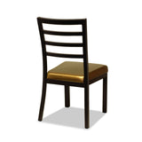 Restaurant Bar Hotel Club Furniture | Aluminium Wood Look | Modico Linear Dining Chair