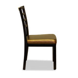 Restaurant Bar Hotel Club Furniture | Aluminium Wood Look | Modico Linear Dining Chair