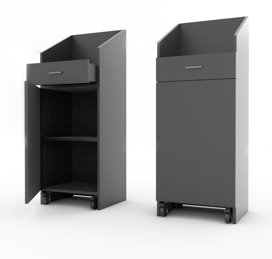 Pacific Restaurant Podium & POS Station – Nufurn Commercial Furniture