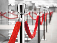 Nufurn Executive Q Barrier Stand with Red Rope