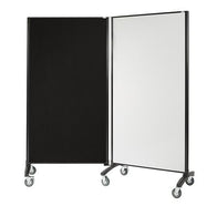 Nufurn Mobile Room Divider Acoustic Partition Whiteboard 