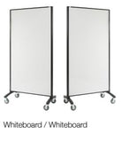 Nufurn Mobile Room Divider Acoustic Partition Whiteboard 