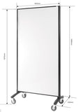 Nufurn Mobile Room Divider Acoustic Partition Whiteboard 