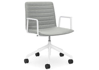 Nufurn Nikita Swivel Meeting Chair with Sled frame for meetings, conferences and break out and dining