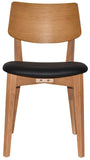 Toorak Phoenix Timber Restaurant Dining Chair with Seat Pad for Clubs, Pubs and Hotels