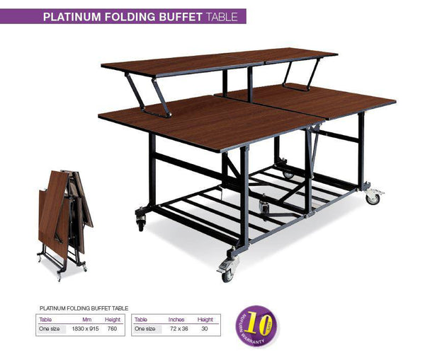 Platinum - Mobile Buffet Display Tables | Nufurn Commercial Furniture 