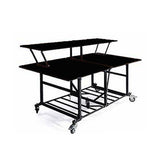 Nufurn Platinum Centre Folding Mobile Buffet and Catering Table with lockable castors