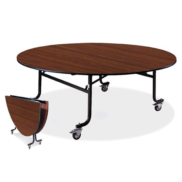 Platinum - 6ft Mobile Round Folding Banquet Tables | Nufurn Commercial Furniture 