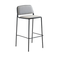 bar stool - steel frame - ring