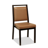 Bayside Chair: Aluminium Wood Look: Nufurn Plus Range - Nufurn Commercial Furniture