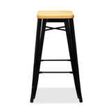 timber and metal  barstool - factorie two