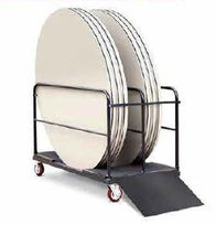 Trolley - Round Banquet Table w Ramp