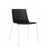 Skin 4 Leg Chair by Resol - Indoor Restaurant Chair black and white frame