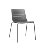 Skin 4 Leg Chair by Resol - Indoor Restaurant Chair Grey