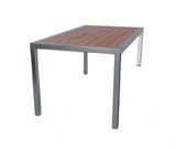 Nufurn Jacaranda Outdoor 4 Leg Dining Tables with Jarrah Slats or Futurewood Slat Table Tops