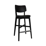 Toorak Timber Bar Stool - Uph Seat & Back | In Stock