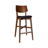 Toorak Timber Bar Stool - Uph Seat | In Stock