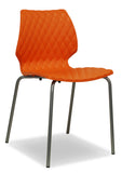 Uni 550 Stackable Outdoor Restaurant Dining Chair by et al. Metalmobil Hotel Room Chair