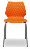 Uni 550 Stackable Outdoor Restaurant Dining Chair by et al. Metalmobil Hotel Room Chair